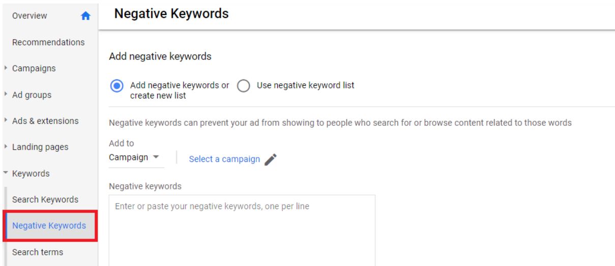 Negative letting agent keywords