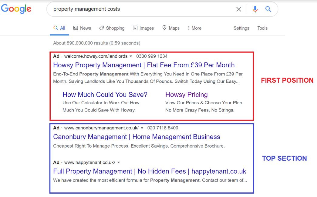 letting agent top search