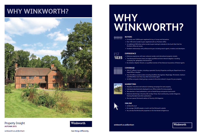 property leaflet for estate agents