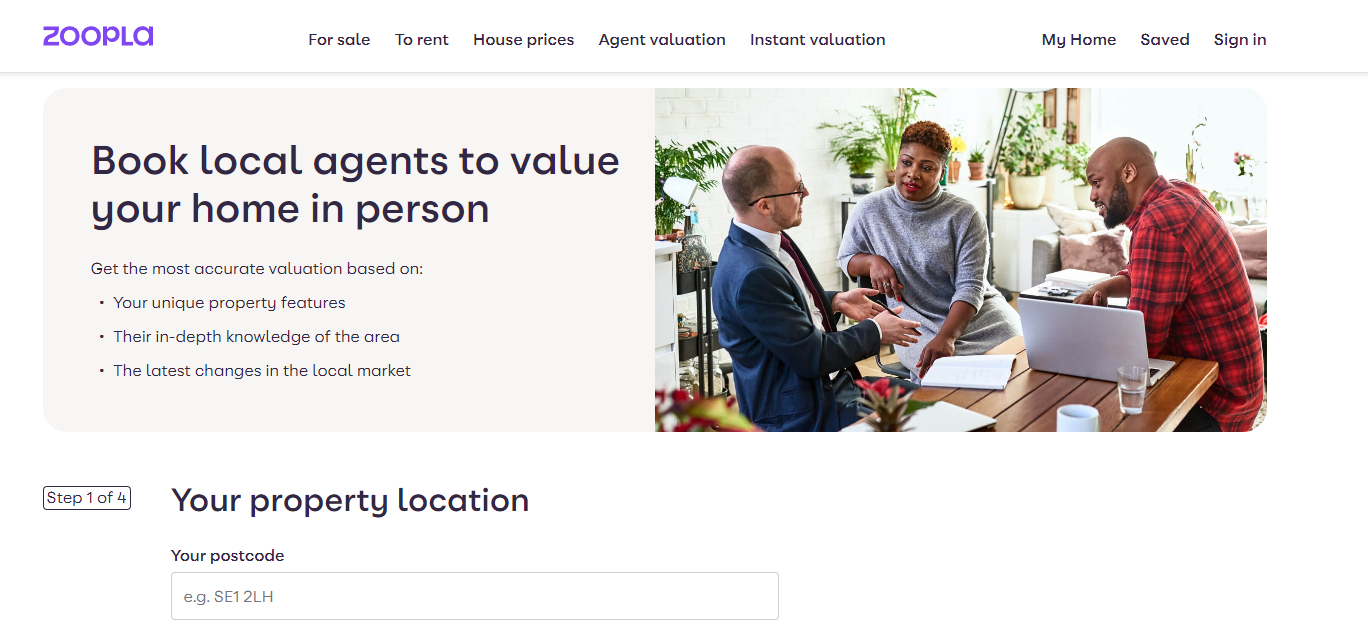 Zoopla instant valuation